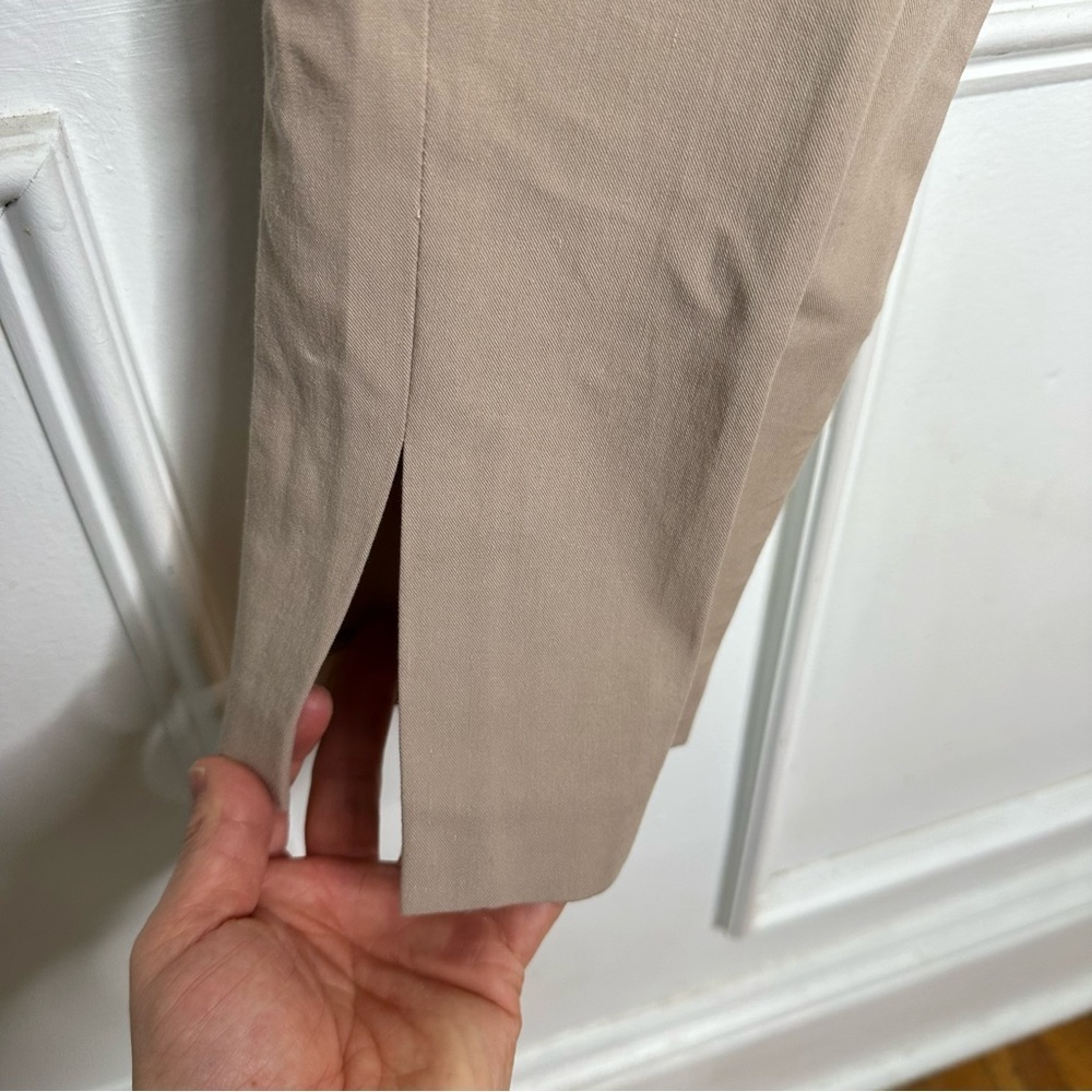 BRUNELLO CUCINELLI Cropped Cotton-Blend Twill Slim-leg Pants Womens Size 6 - Picture 3 of 16